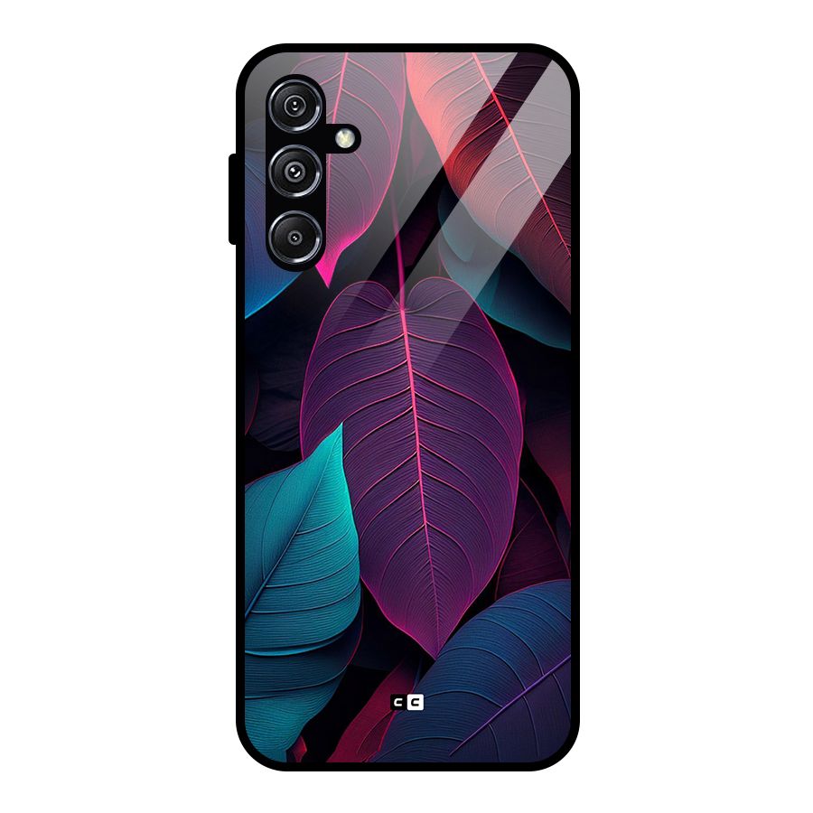 Wow Leaves Glass Back Case for Galaxy M34 5G