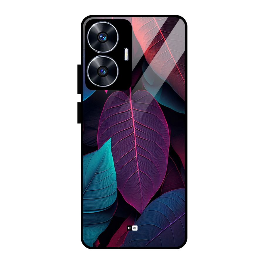 Wow Leaves Glass Back Case for Realme Narzo N55
