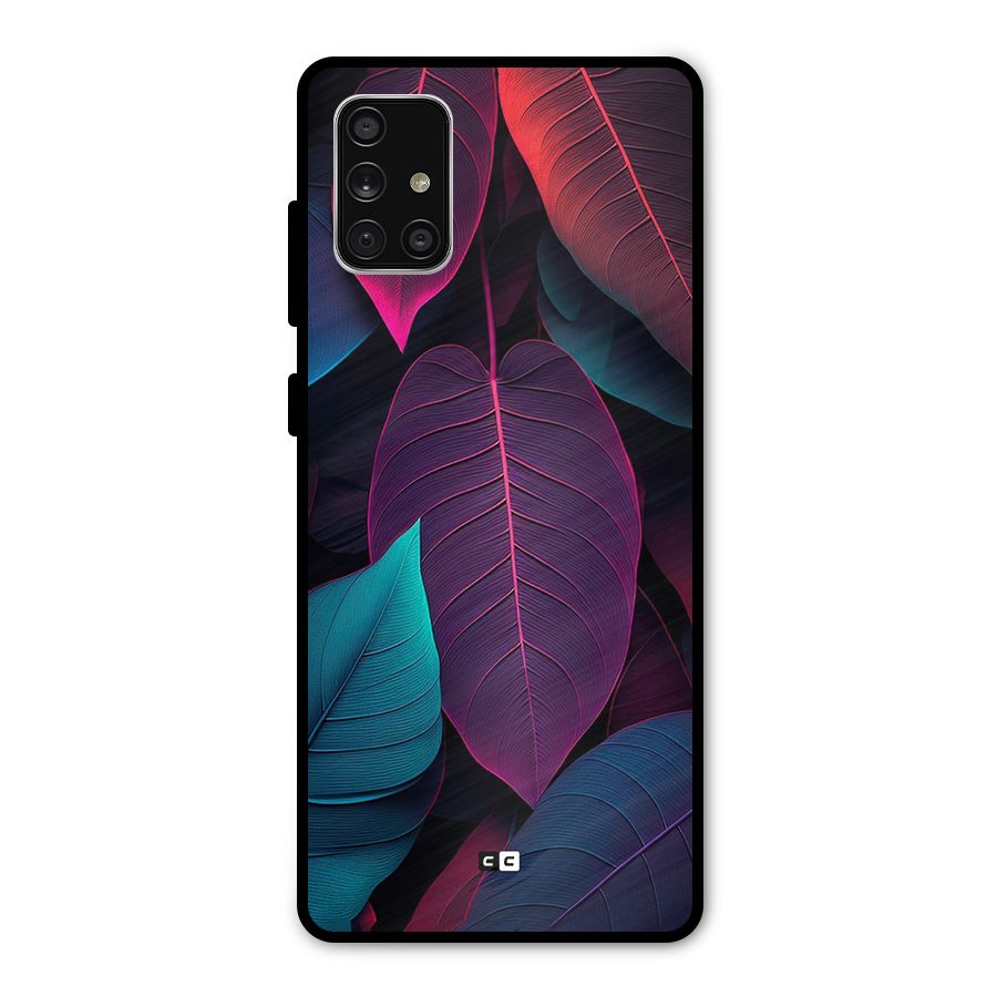 Wow Leaves Metal Back Case for Galaxy A71