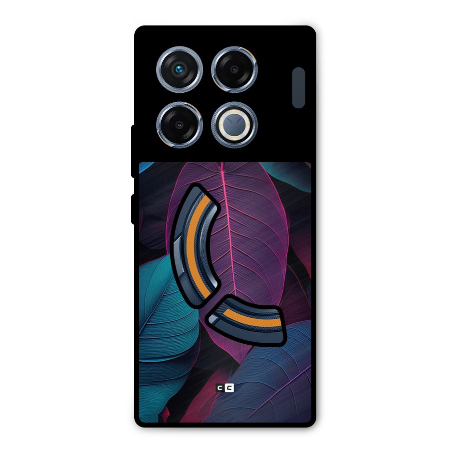 Wow Leaves Metal Back Case for Infinix GT 20 Pro