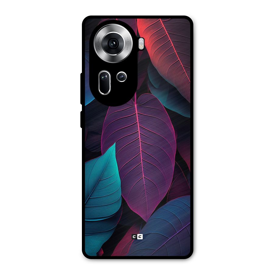 Wow Leaves Metal Back Case for Oppo Reno11 5G
