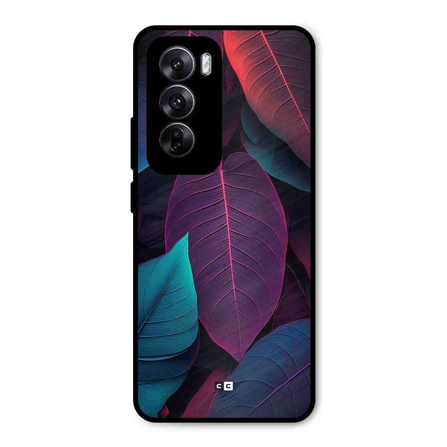Wow Leaves Metal Back Case for Oppo Reno12