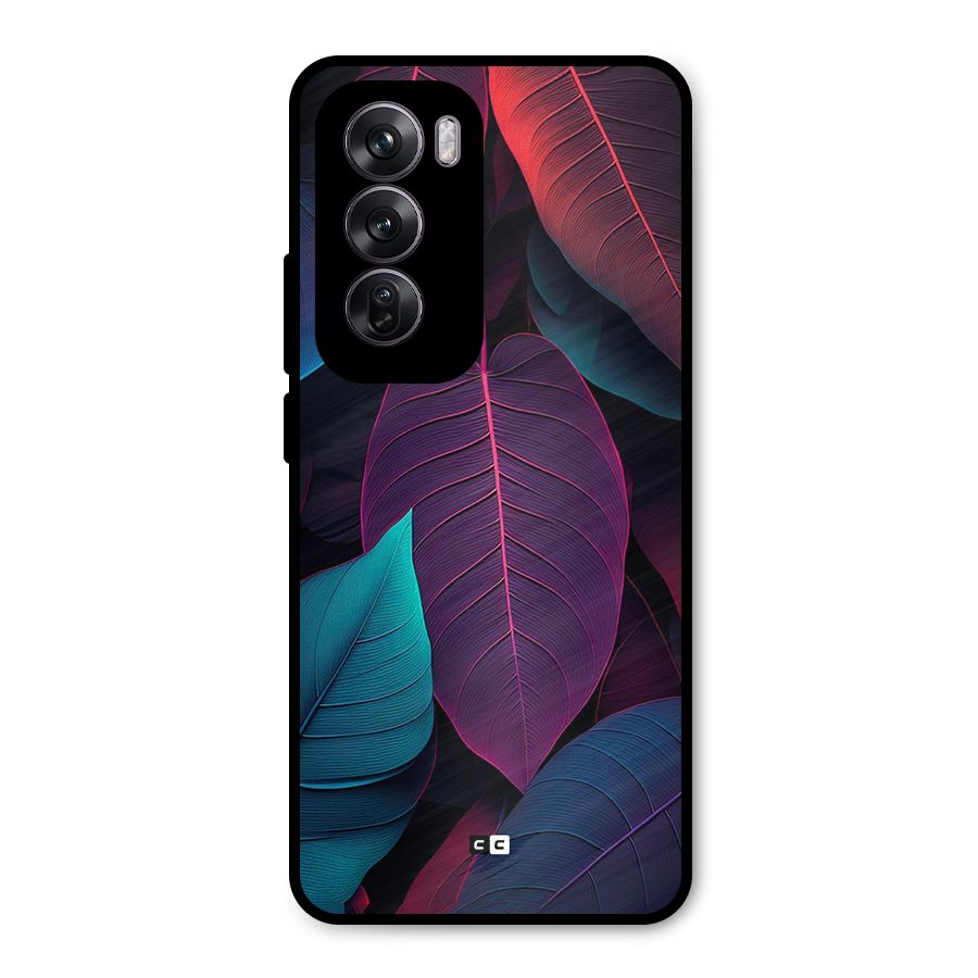 Wow Leaves Metal Back Case for Oppo Reno12 Pro