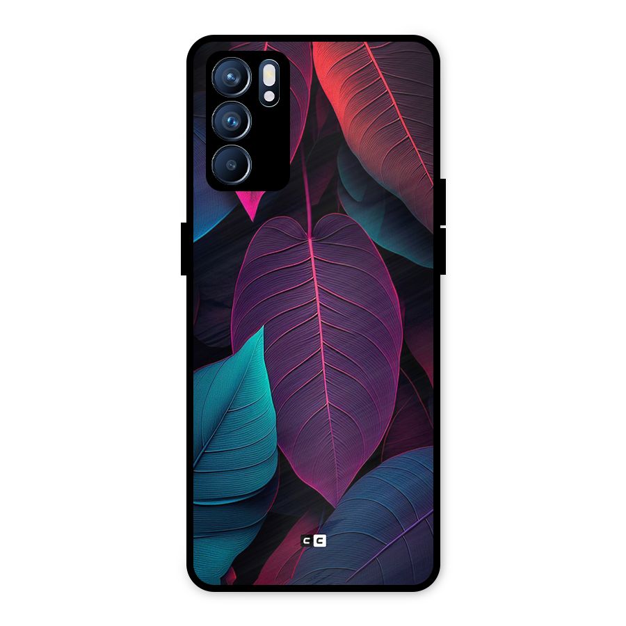 Wow Leaves Metal Back Case for Oppo Reno6 5G