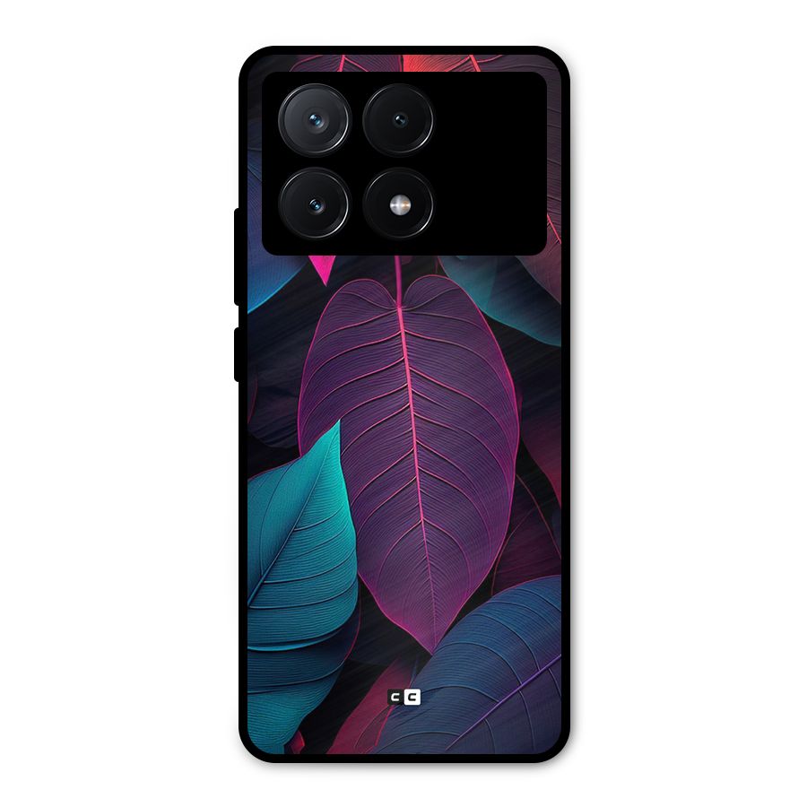 Wow Leaves Metal Back Case for Poco X6 Pro