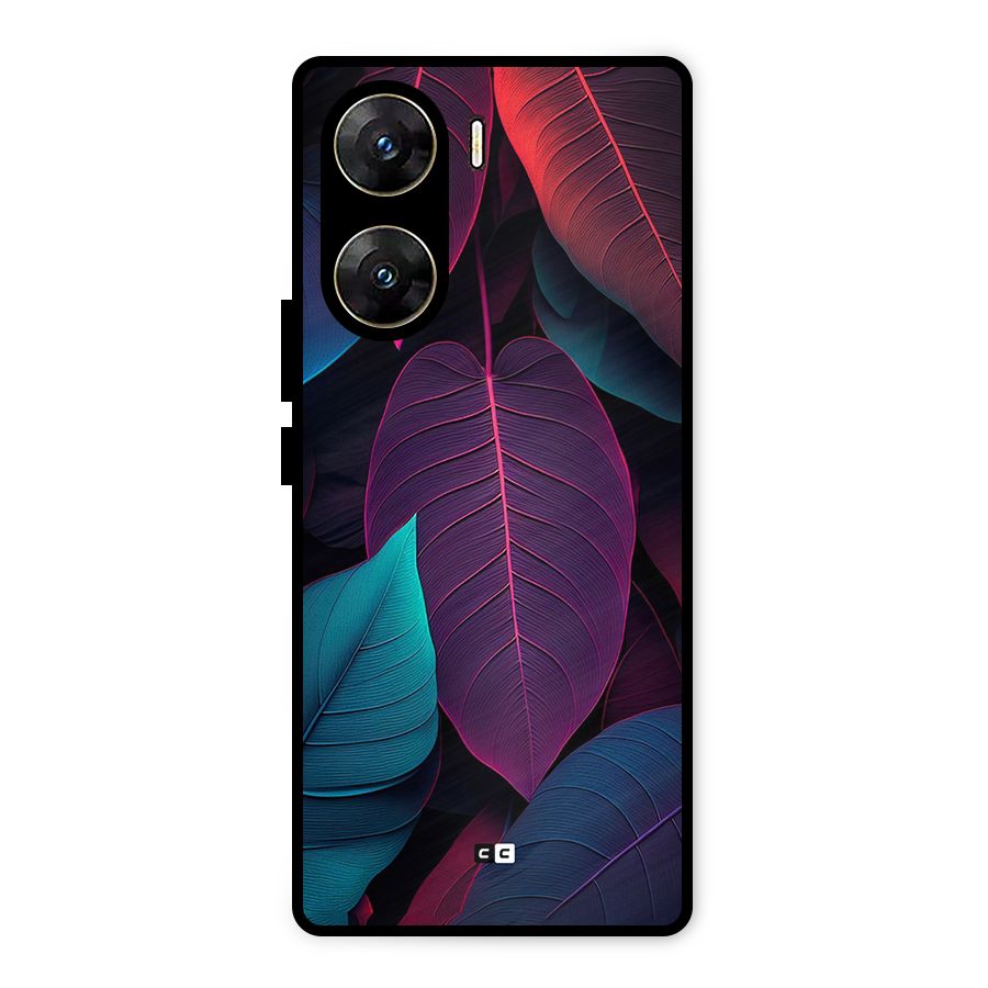 Wow Leaves Metal Back Case for Vivo V29e