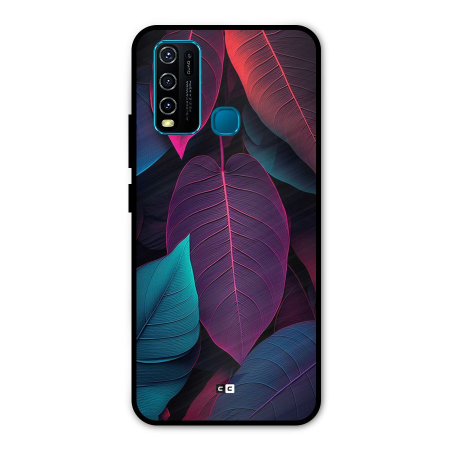 Wow Leaves Metal Back Case for Vivo Y30