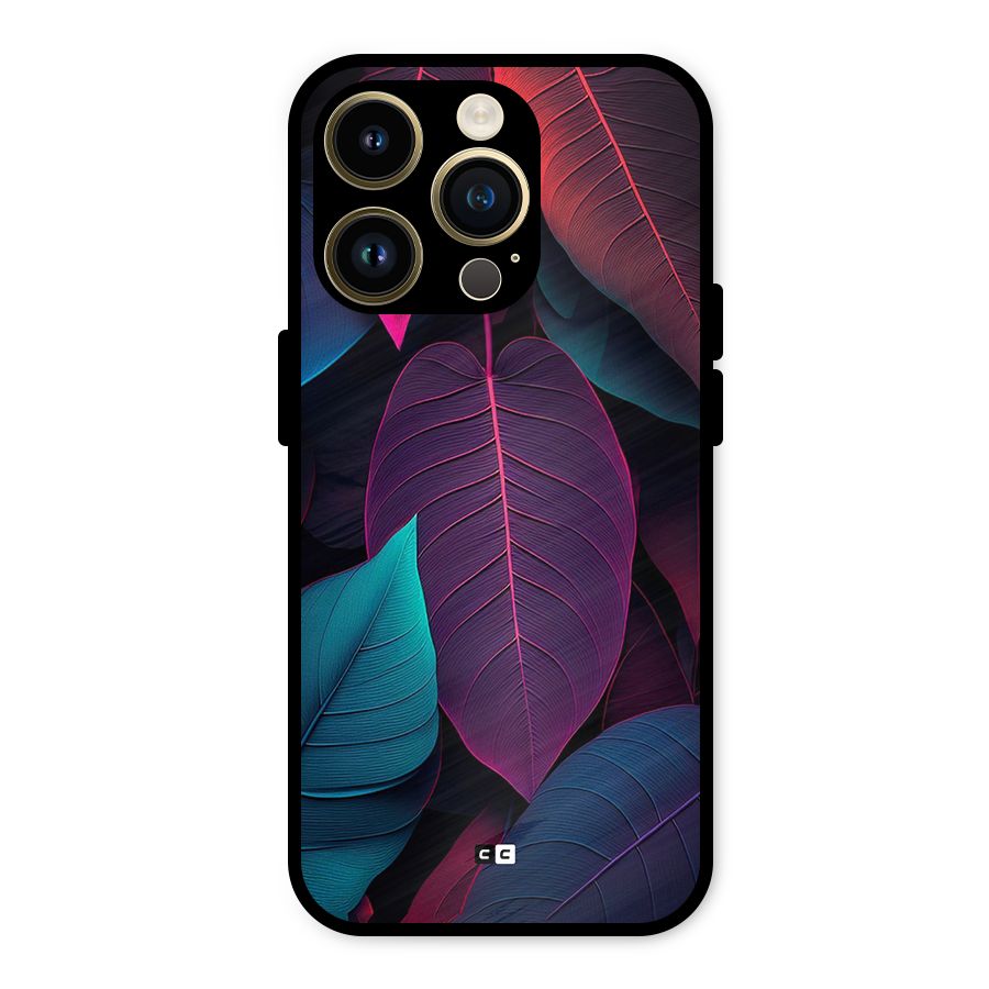 Wow Leaves Metal Back Case for iPhone 14 Pro