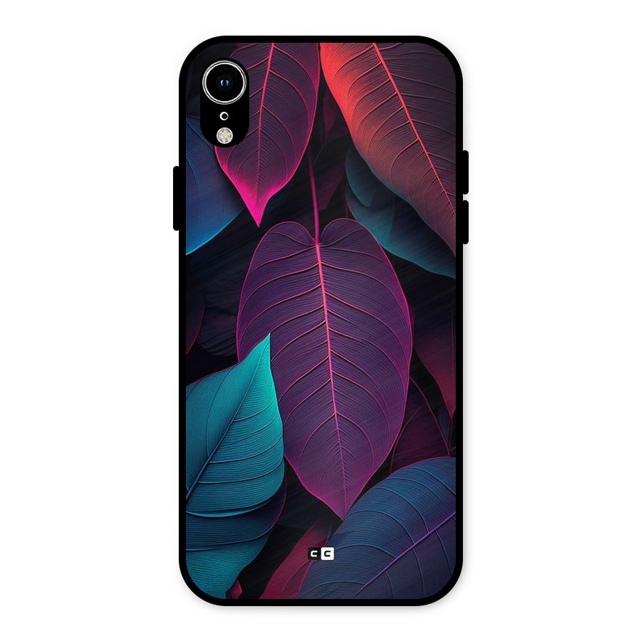 Wow Leaves Metal Back Case for iPhone XR