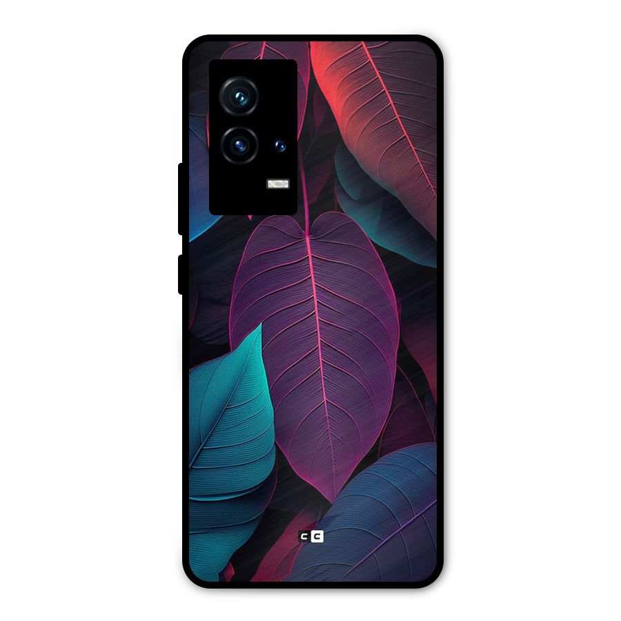 Wow Leaves Metal Back Case for iQOO 9 5G
