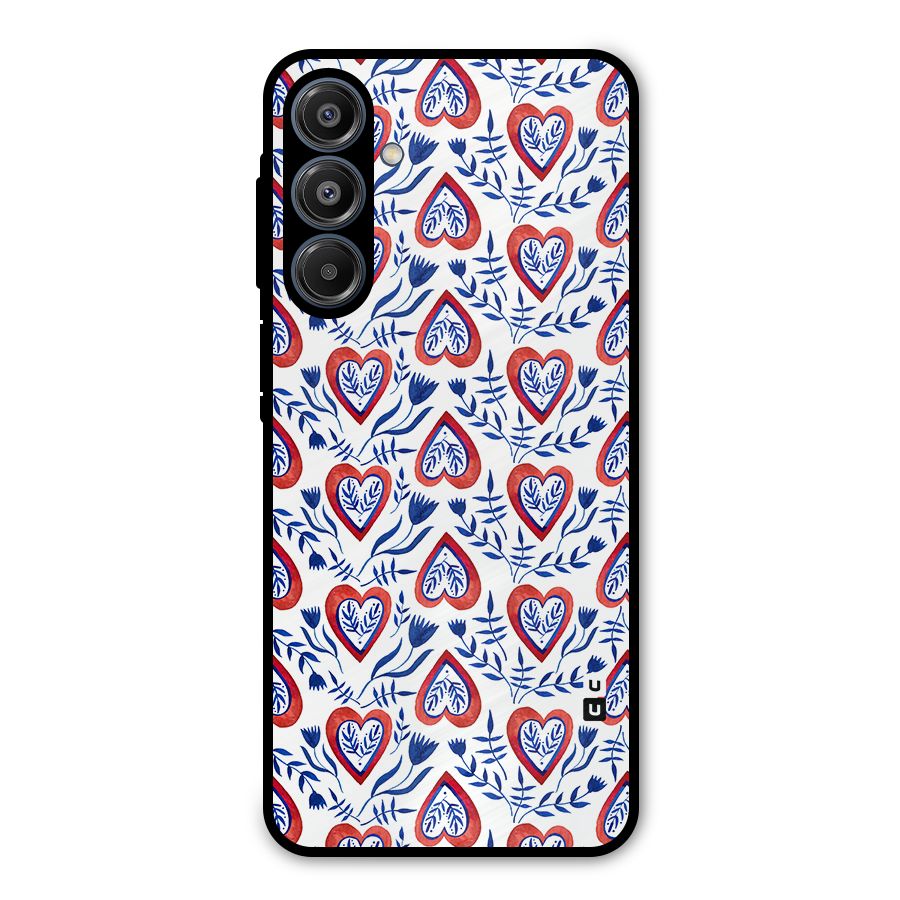 Wrapping Hearts Pattern Metal Back Case for Galaxy A16 5G
