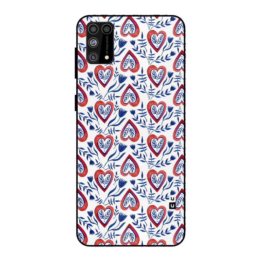 Wrapping Hearts Pattern Metal Back Case for Galaxy F41