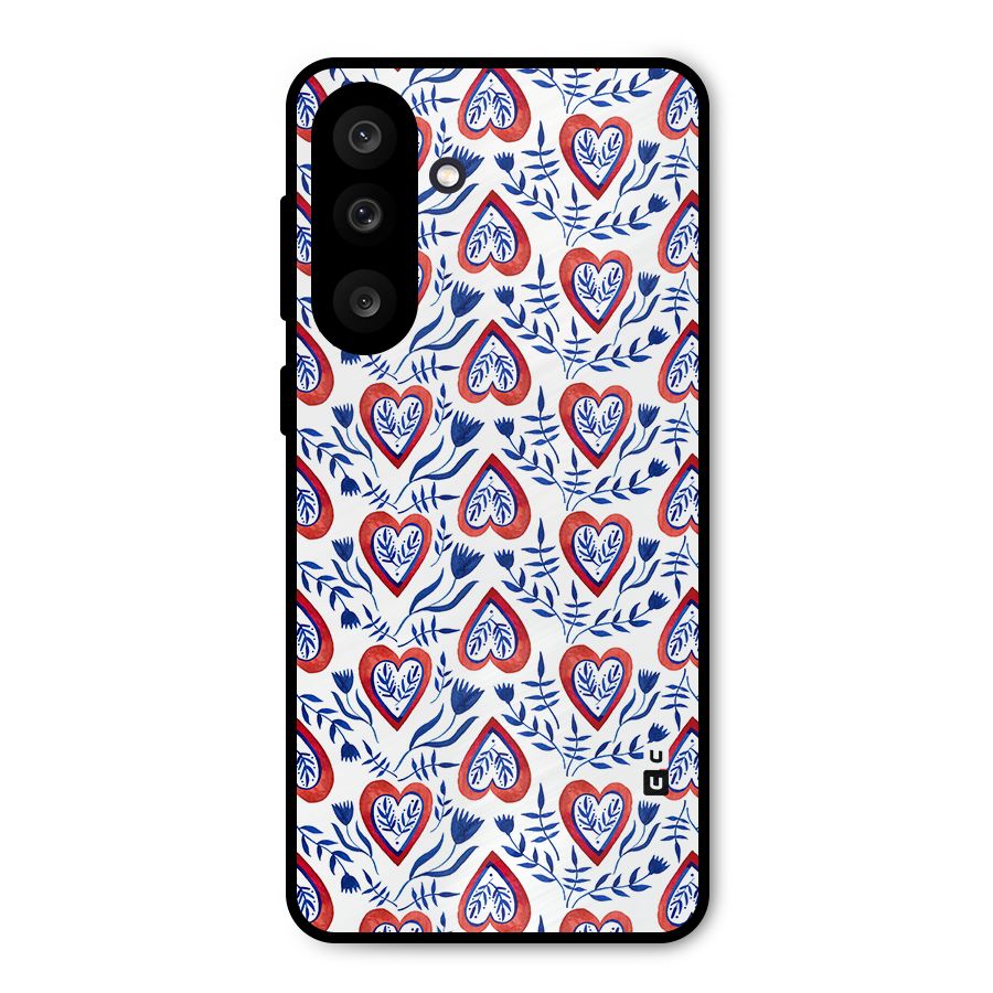 Wrapping Hearts Pattern Metal Back Case for Galaxy M56