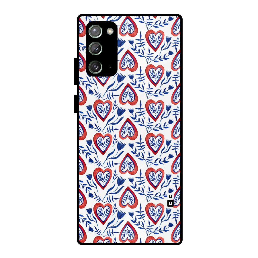 Wrapping Hearts Pattern Metal Back Case for Galaxy Note 20