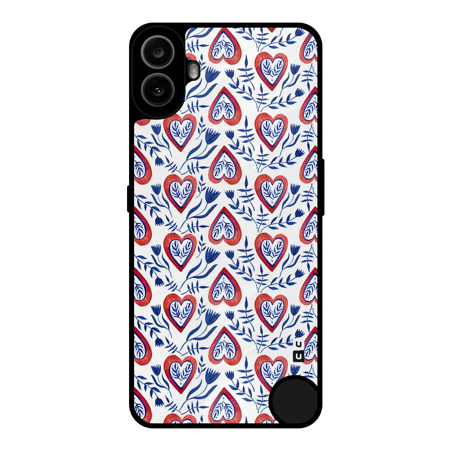 Wrapping Hearts Pattern Metal Back Case for Nothing CMF Phone 1