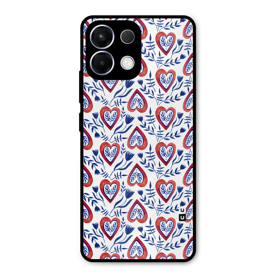 Wrapping Hearts Pattern Metal Back Case for Oppo K13