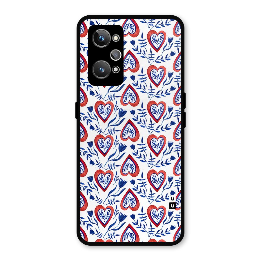 Wrapping Hearts Pattern Metal Back Case for Realme GT Neo2
