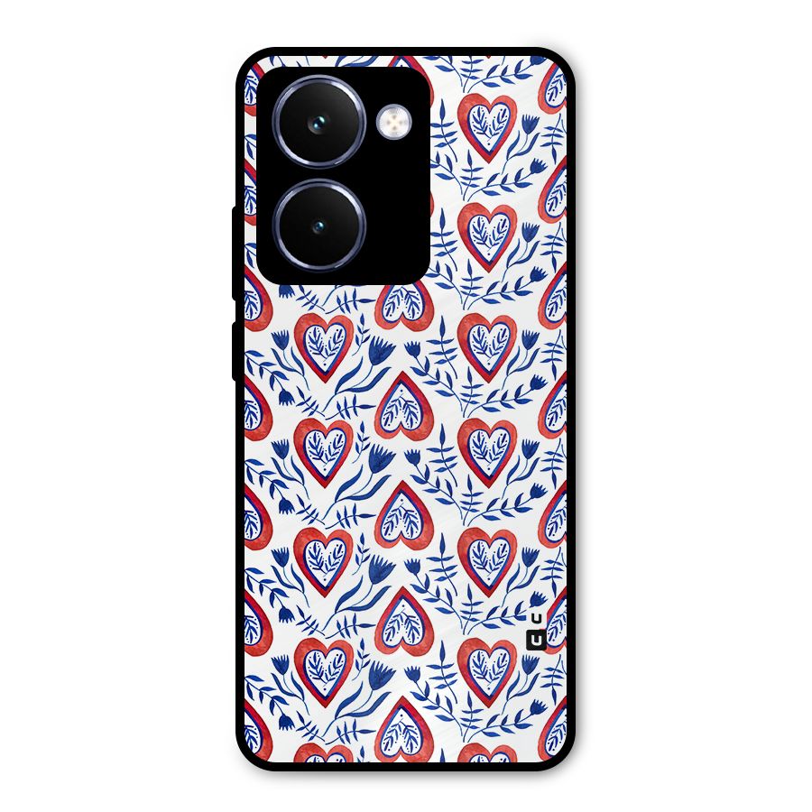 Wrapping Hearts Pattern Metal Back Case for Realme P3 Ultra