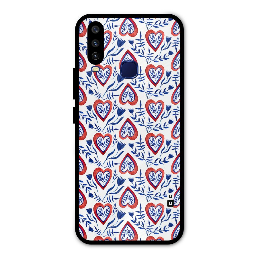 Wrapping Hearts Pattern Metal Back Case for Vivo V17