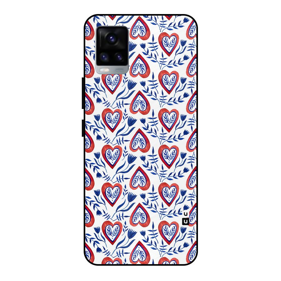 Wrapping Hearts Pattern Metal Back Case for Vivo V20
