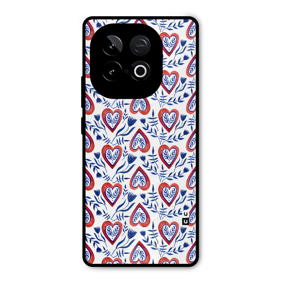 Wrapping Hearts Pattern Metal Back Case for iQOO Neo 10