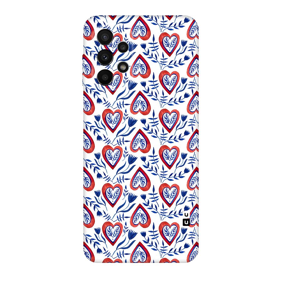 Wrapping Hearts Pattern Original Polycarbonate Back Case for Galaxy A23
