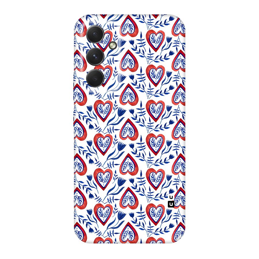 Wrapping Hearts Pattern Original Polycarbonate Back Case for Galaxy A54