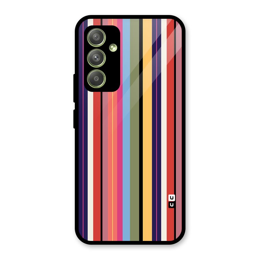 Wrapping Stripes Glass Back Case for Galaxy A54
