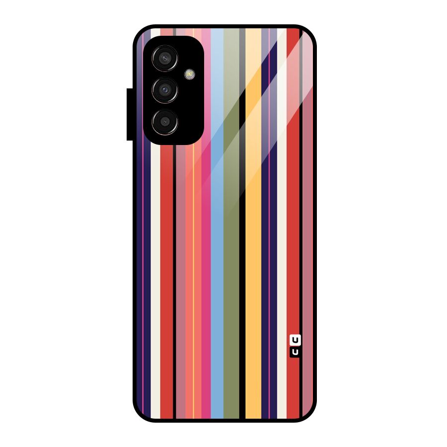Wrapping Stripes Glass Back Case for Galaxy F13