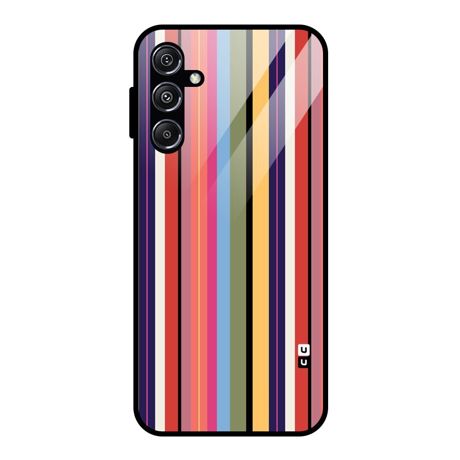 Wrapping Stripes Glass Back Case for Galaxy M34 5G