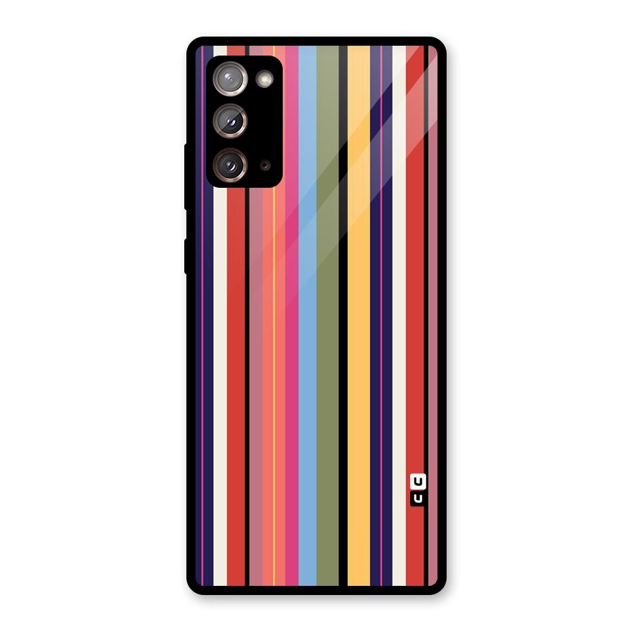 Wrapping Stripes Glass Back Case for Galaxy Note 20