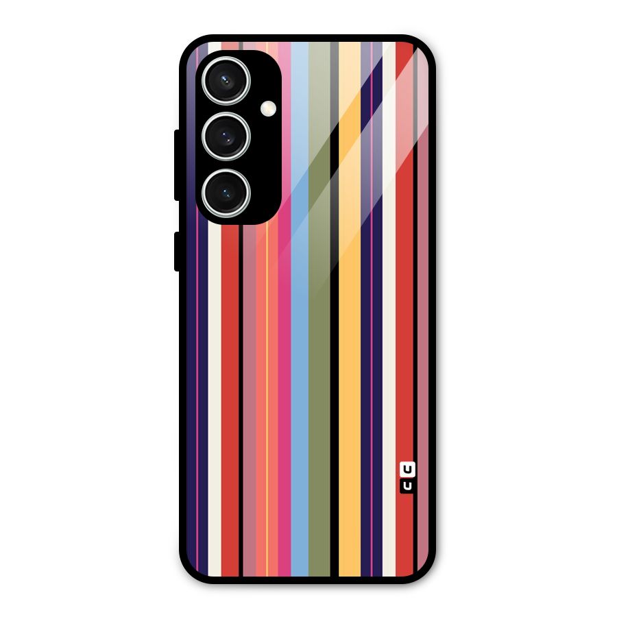 Wrapping Stripes Glass Back Case for Galaxy S23 FE