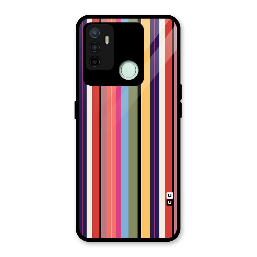Wrapping Stripes Glass Back Case for Oppo A53