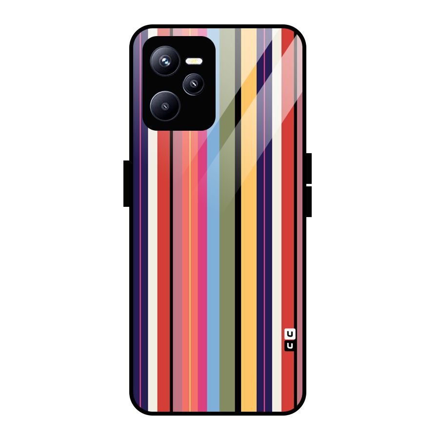 Wrapping Stripes Glass Back Case for Realme C35