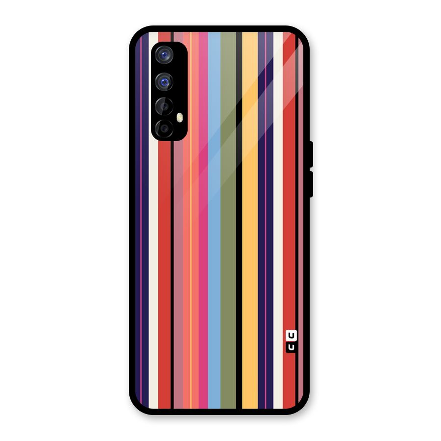 Wrapping Stripes Glass Back Case for Realme Narzo 20 Pro