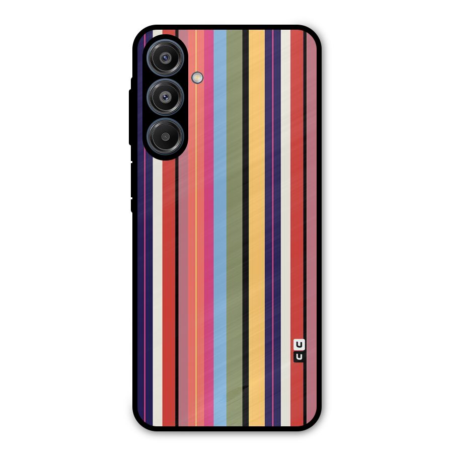 Wrapping Stripes Metal Back Case for Galaxy A16 5G