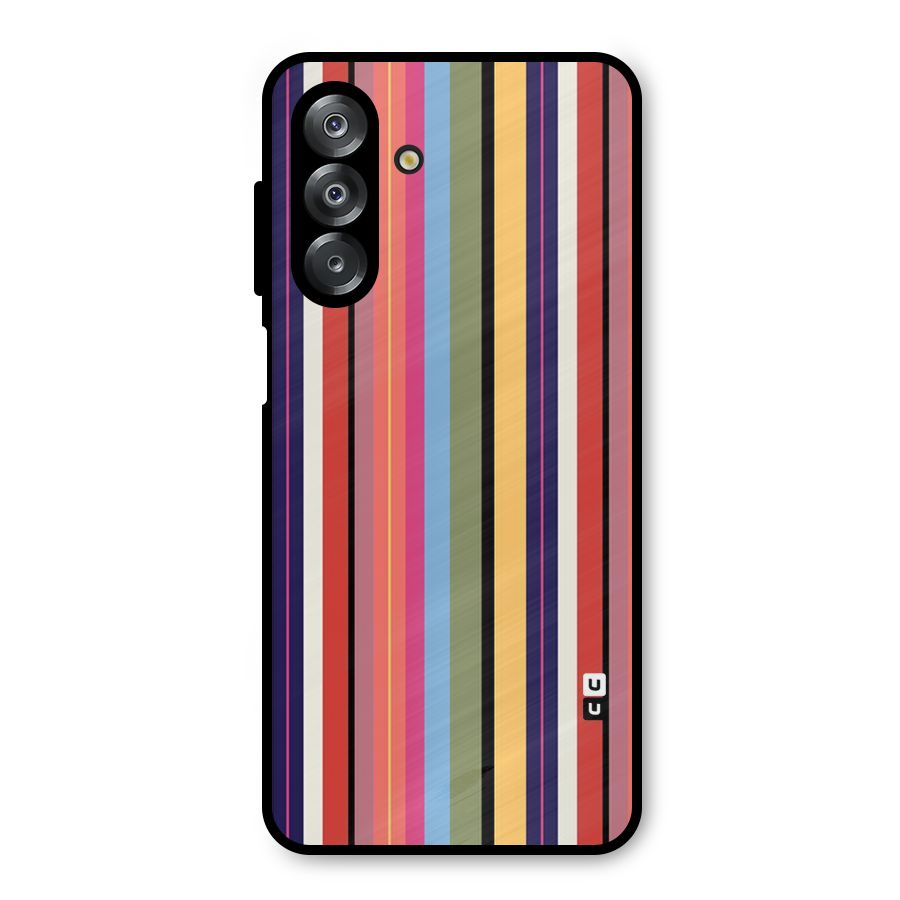 Wrapping Stripes Metal Back Case for Galaxy A26