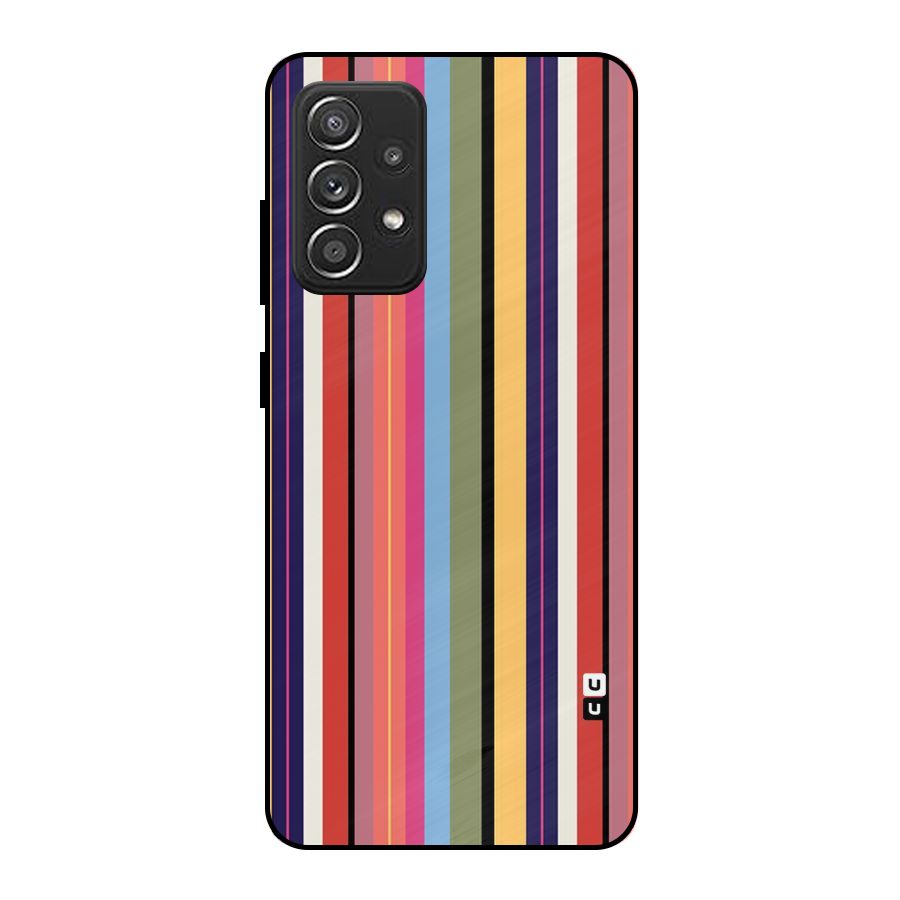 Wrapping Stripes Metal Back Case for Galaxy A52