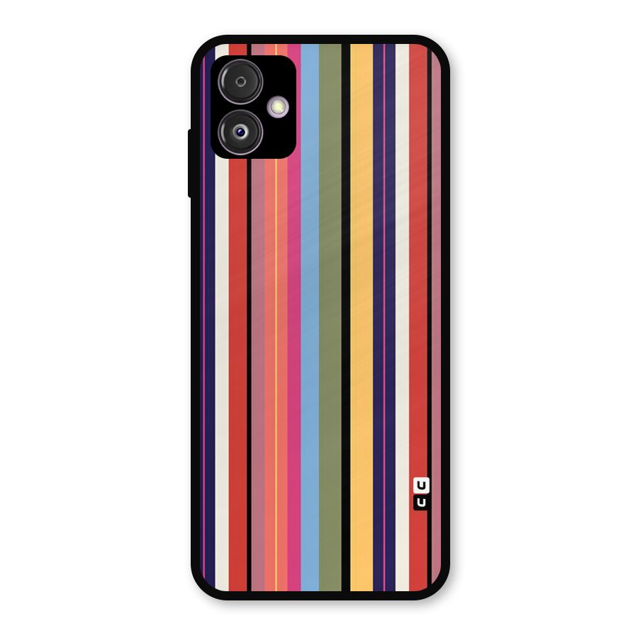 Wrapping Stripes Metal Back Case for Galaxy F14