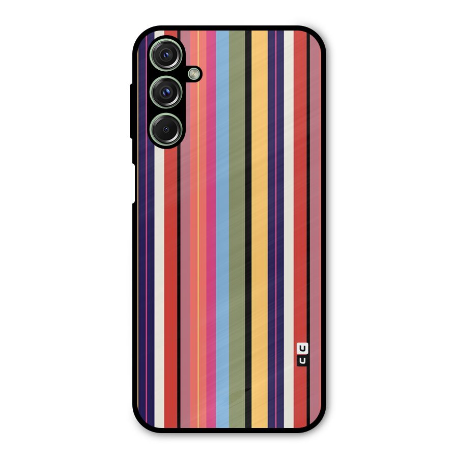 Wrapping Stripes Metal Back Case for Galaxy F34