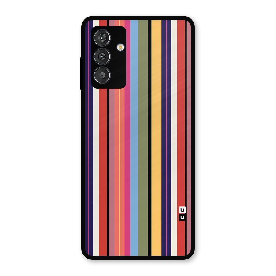 Wrapping Stripes Metal Back Case for Galaxy M13