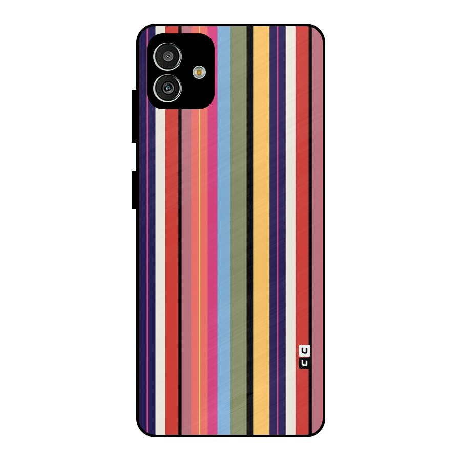 Wrapping Stripes Metal Back Case for Galaxy M13 5G