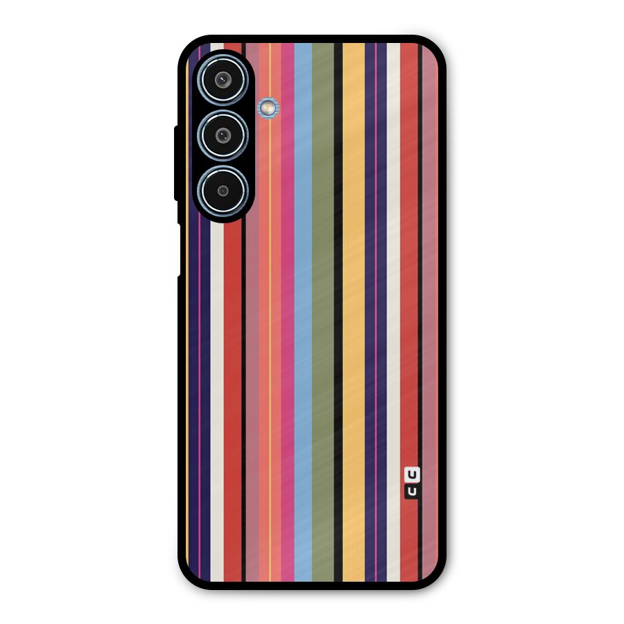 Wrapping Stripes Metal Back Case for Galaxy M35
