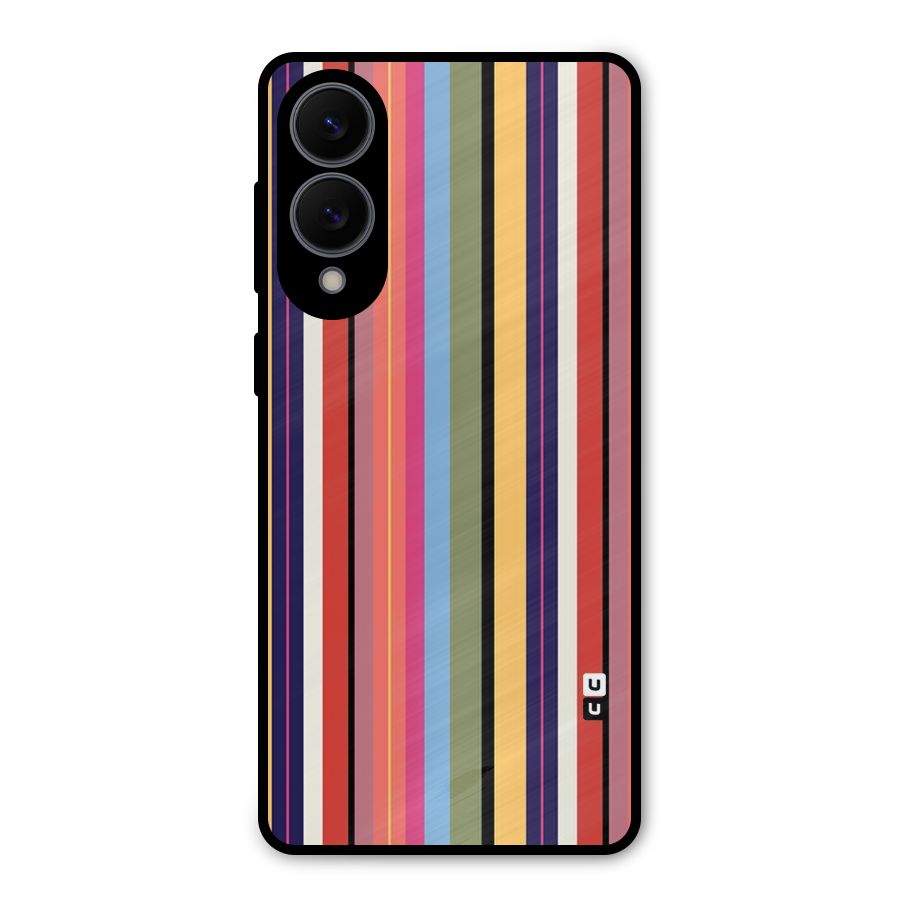 Wrapping Stripes Metal Back Case for Galaxy S25 Edge