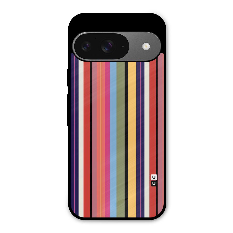 Wrapping Stripes Metal Back Case for Google Pixel 9