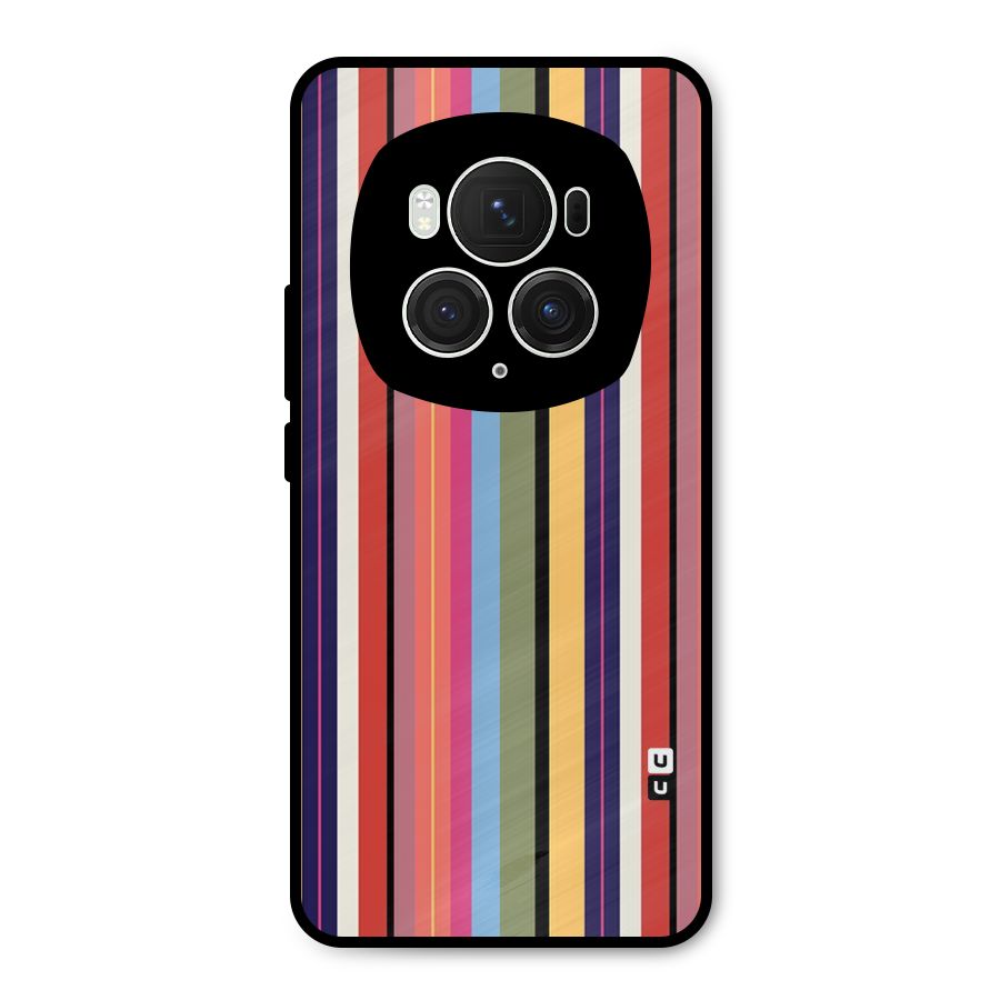 Wrapping Stripes Metal Back Case for Honor Magic6 Pro