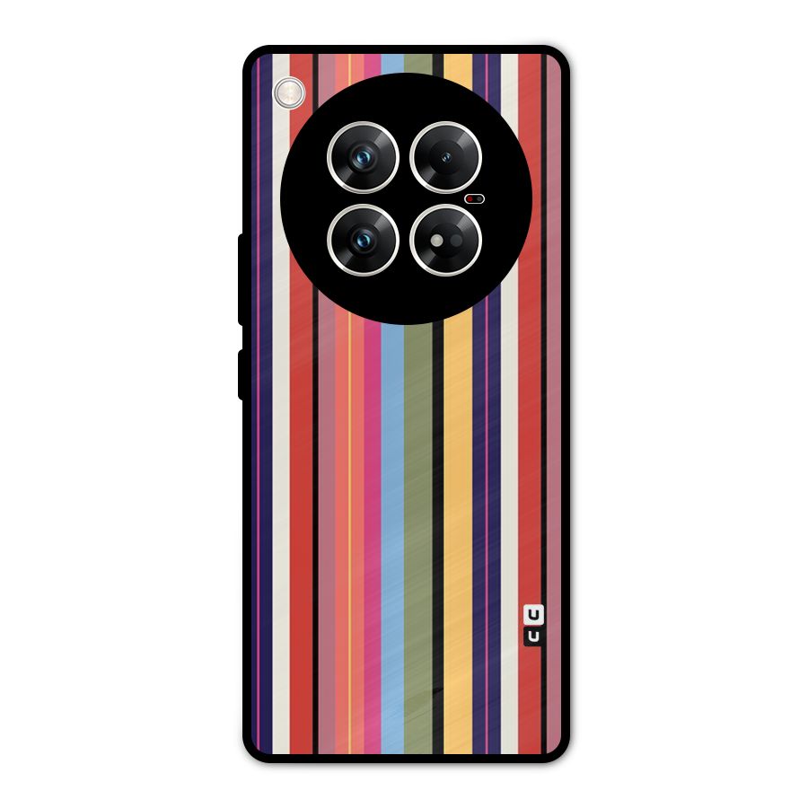Wrapping Stripes Metal Back Case for Infinix Zero 40 5G