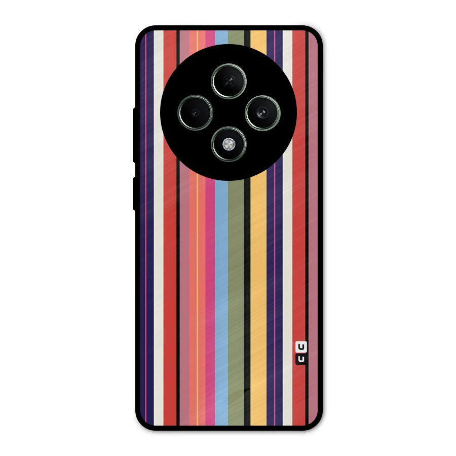 Wrapping Stripes Metal Back Case for Oppo F27