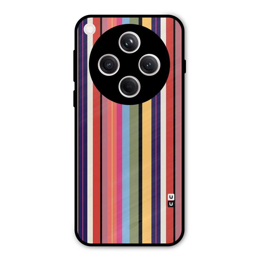 Wrapping Stripes Metal Back Case for Oppo Find X8