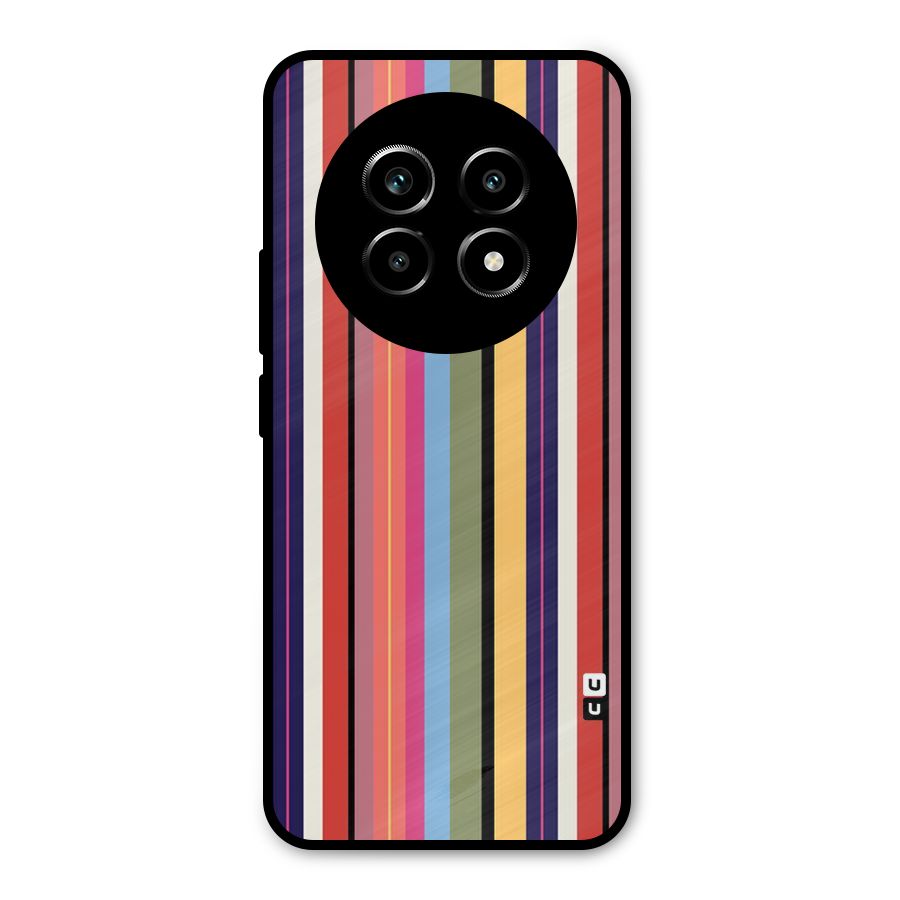 Wrapping Stripes Metal Back Case for Realme 13 Pro